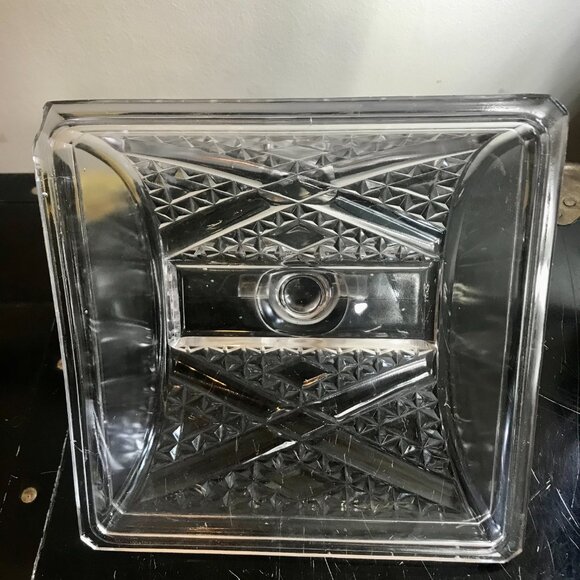 EAPG Adams & Co Ashman Pattern Pressed Footed Glass Pedestal Compote Dish w/Lid - Picture 2 of 7